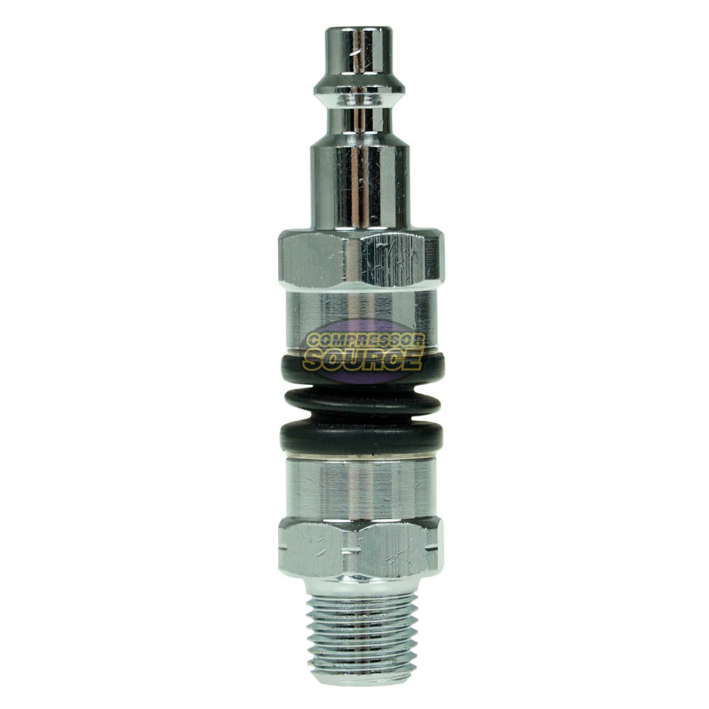 Milton 1/4" MNPT Variable Angle Swivel M-Style Anti-Kink Rotating Plug S-99681-4