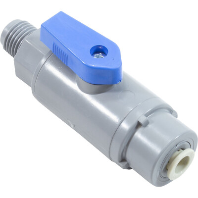 Rola-Chem 550054 Shut-Off Valve – 1/4" NPT x 1/4" Quick-Connect Tubing Fitting