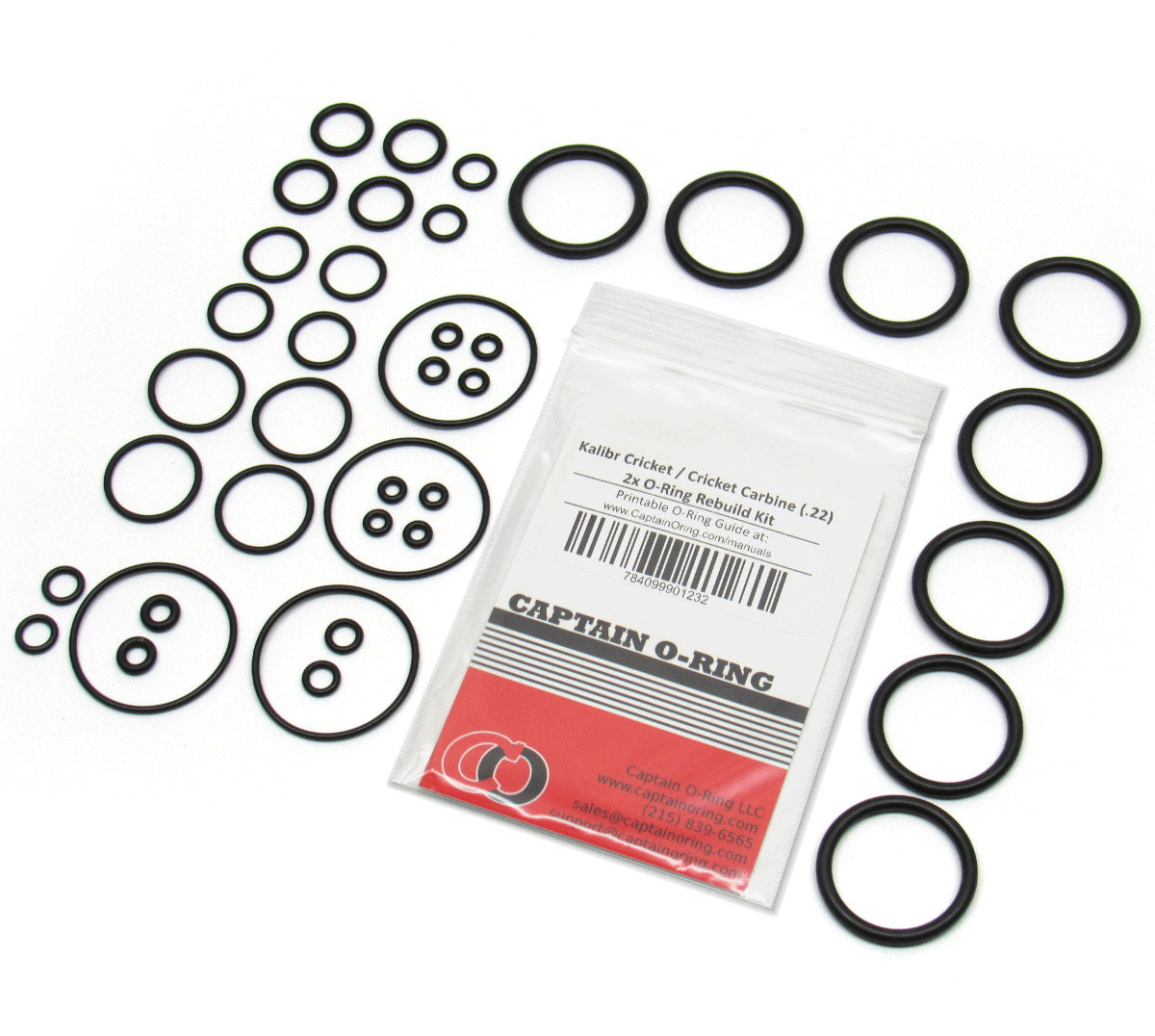 Kalibr Cricket/Cricket Carbine (.177, .22, .25) - 2x O-Ring Kit