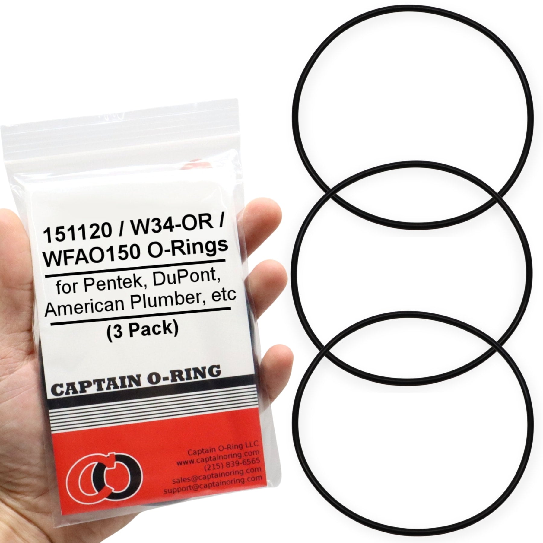Pentek Pentair 151120 O-Ring (3 Pack)