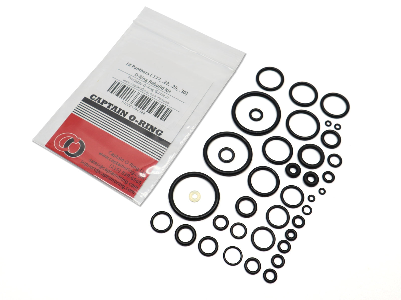 FX Panthera (.177/.22/.25/.30) Complete 39 Piece O-Ring Rebuild Kit