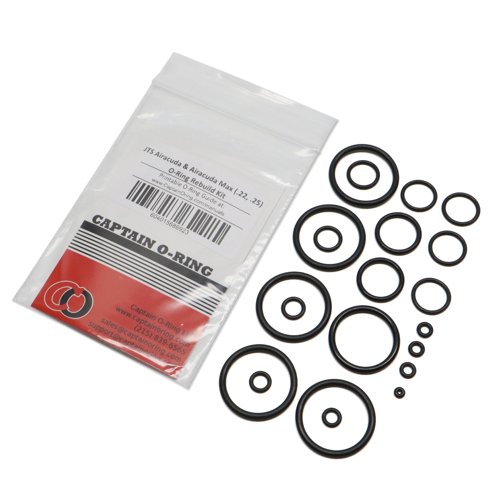 O-Ring Kit for JTS Airacuda & Max (.22, .25)