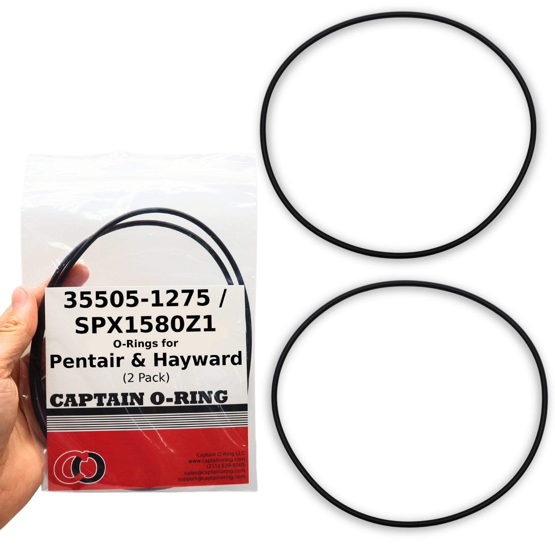 35505-1275 / SPX1580Z1 O-Ring for Pentair Sta-Rite Multiport and Hayward Powerflo Pumps (2 Pack)