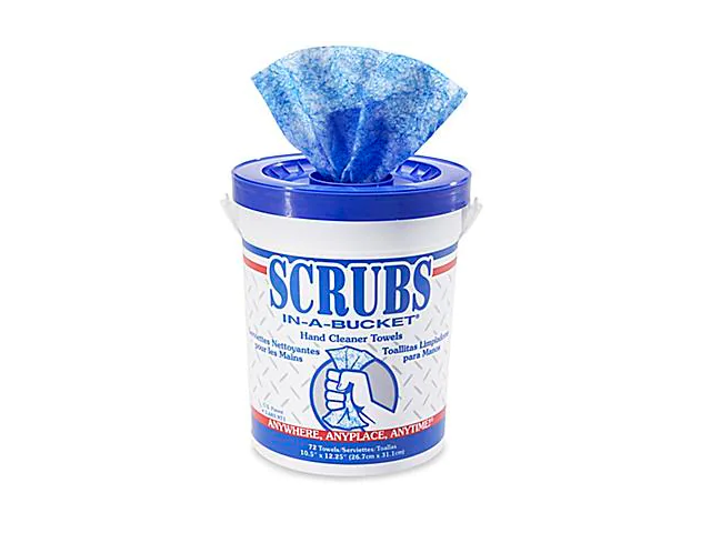 PART# SCRUBS SCRUBS BUCKET - HAND WIPES