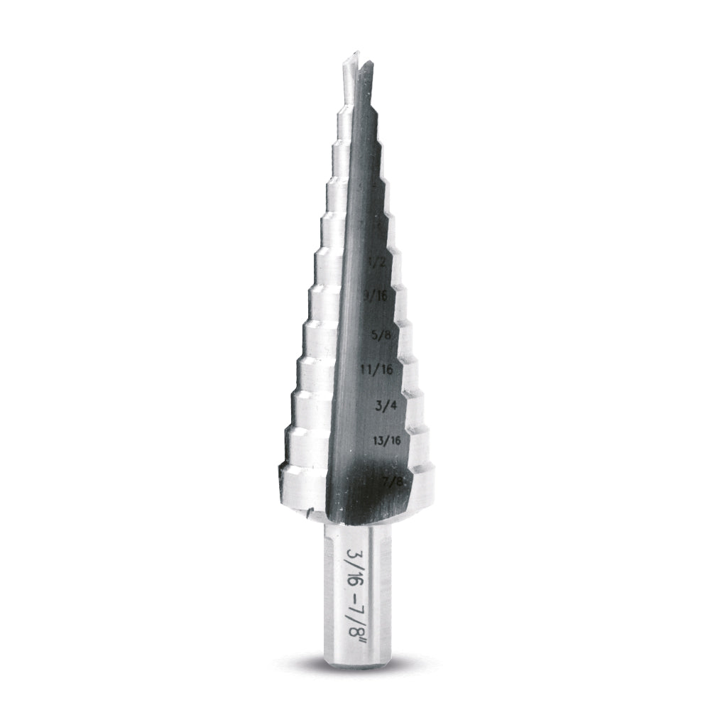 Evolution SD-12: 3/16 to 7/8 in. Straight Flute Step Drill