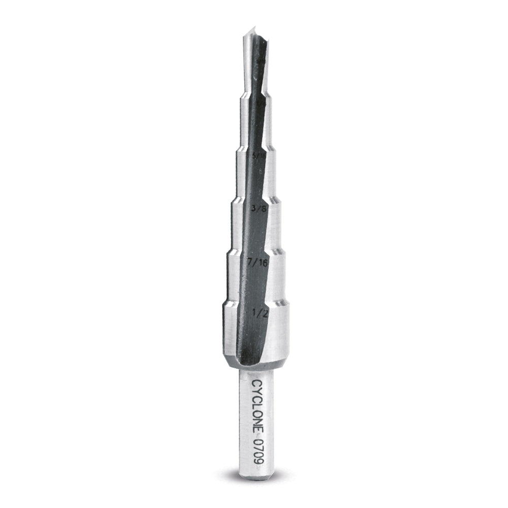 Evolution SD-6: 3/16 to 1/2 in. Straight Flute Step Drill