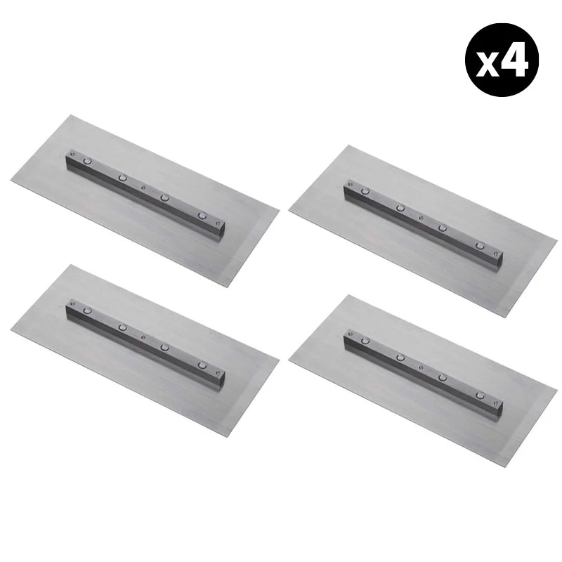 Set of 4 – 6 x 18 Replacement Finishing Trowel Blade Bar Mount for Tomahawk 46″ Power Trowels