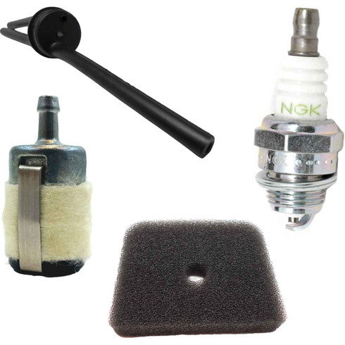 SHI AH230S-LW AIR-OIL-FUEL FILTERS SPARK PLUG FUEL LINES PRIMER BULB KIT