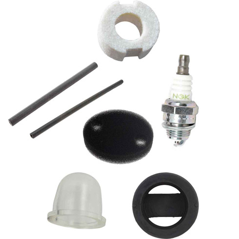SHI B450 AIR-OIL-FUEL FILTERS SPARK PLUG FUEL LINES PRIMER BULB KIT