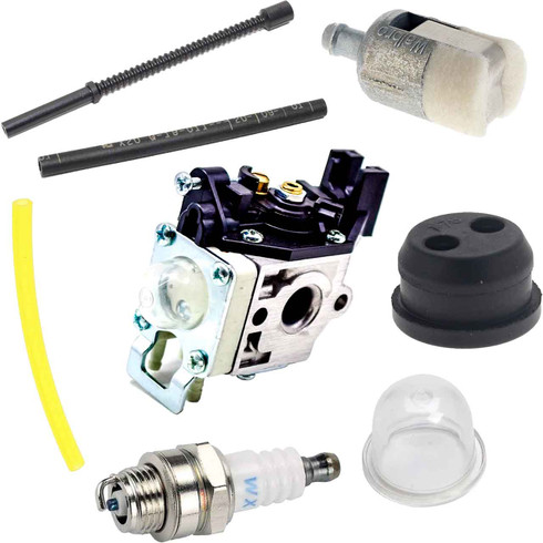 SHI HT235 AIR-OIL-FUEL FILTERS SPARK PLUG FUEL LINES PRIMER BULB KIT