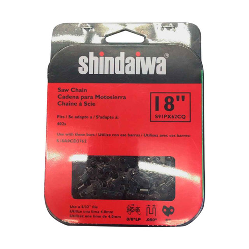 S91PX62CQ 18 Chain SHINDAIWA Genuine OEM Part