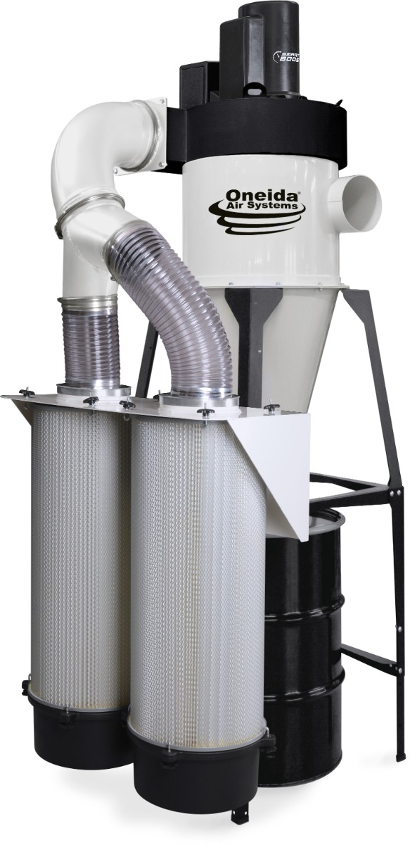 5hp High Vacuum SMART Boost 55 Gal. Freestanding Cyclone Dust Collector