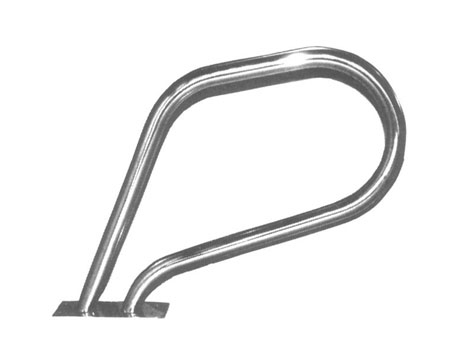 SR Smith Spa Rail Handrail with Mounting Plate, Stainless Steel SR-100
