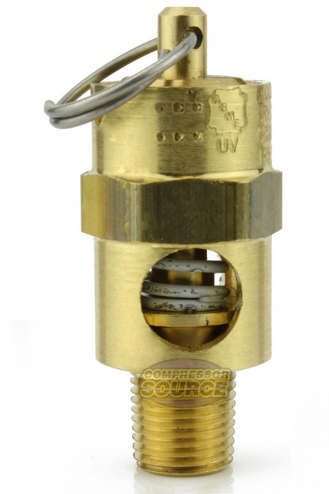 215 PSI 1/8" MNPT Pressure Relief Safety Pop Off Valve
