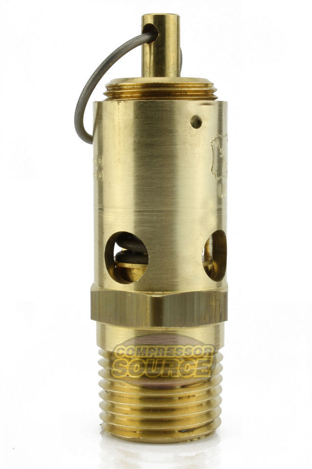 300 PSI 1/2" Male NPT Air Compressor Pressure Relief Safety Pop Off Valve