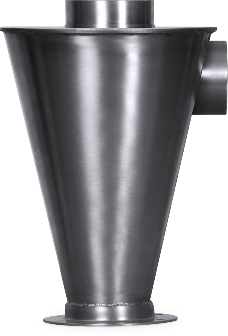 4" x 4" Stainless Steel Super Dust Deputy Cyclone Separator (4" Mounting Flange)