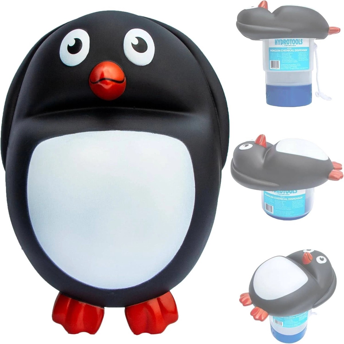 Swimline Cool Floating Penguin Pool Chlorinator