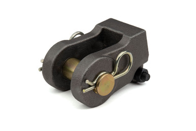 Rod End Replacement Clevis, 1 1/4 -12 UNF thread, 1 in. Pin, clips, nut and bolt