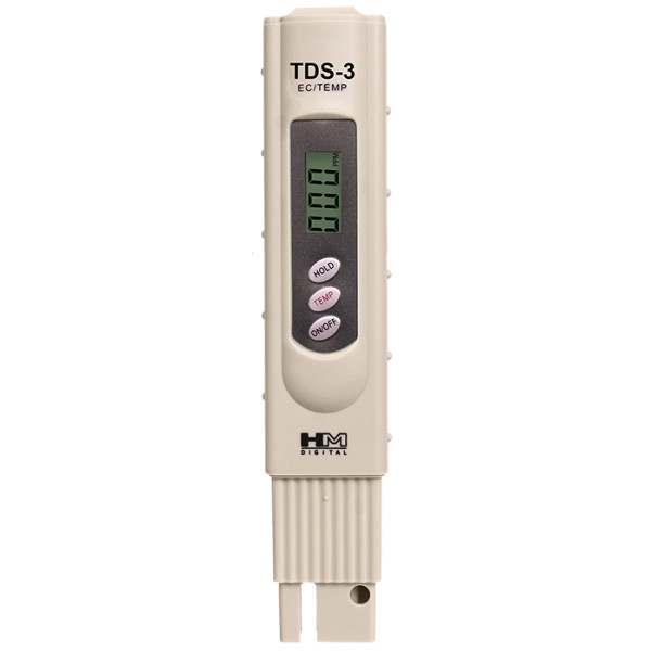 HM Digital TDS-3 Handheld TDS and Temperature Meter – Digital Water Quality Tester with Carry Case