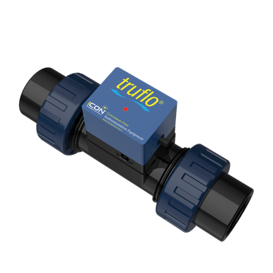ICON TKW-50-PFlow Meter, 2" Connection, 10.5-357 GPM, Blind Display