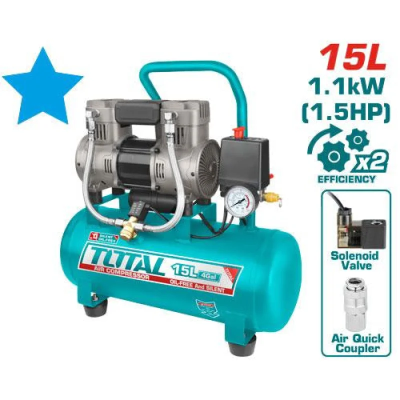 Total 15L Air Compressor UTCS1110152