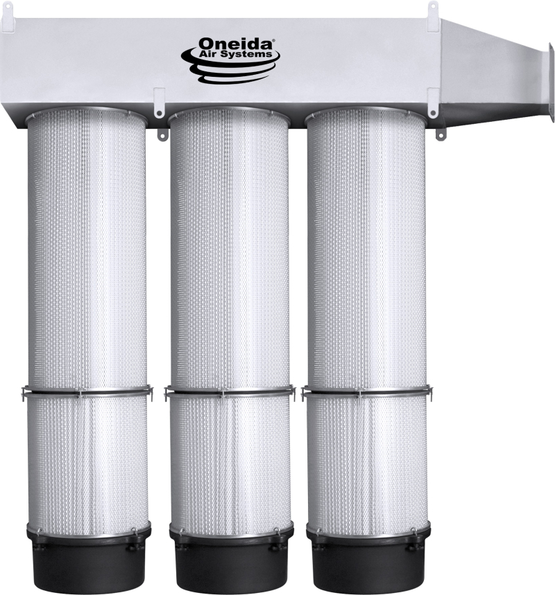 Industrial 3x Hanging Filter Plenum Assembly