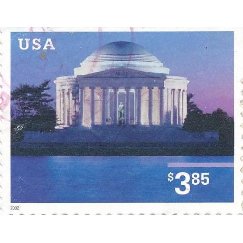 US Stamp #3647 3.85 Cents Jefferson Memorial 2002