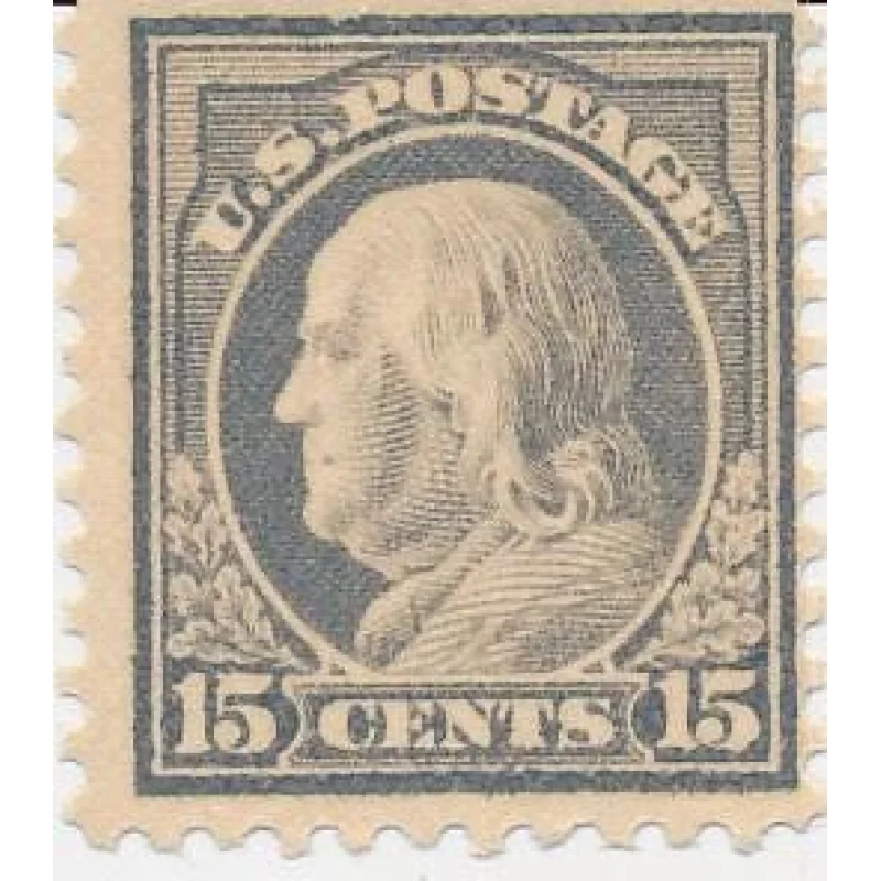 US Stamp #51415 Cent GrayBen Franklin 1917