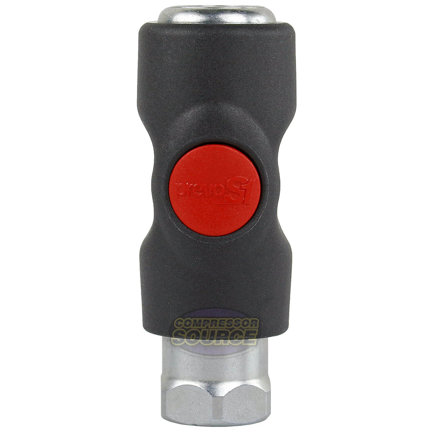 3/8" FNPT Prevost Truflate Automotive Style Safety Air Coupler USI061202