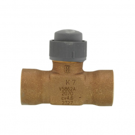 Honeywell V5862A2070 2-Way Cartridge Globe Water Valve 3/4" NPT 4.9Cv