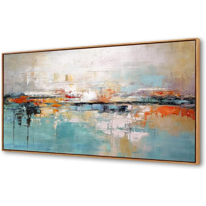 Vibrant Abstract Canvas Wall Art Abstract Watercolor