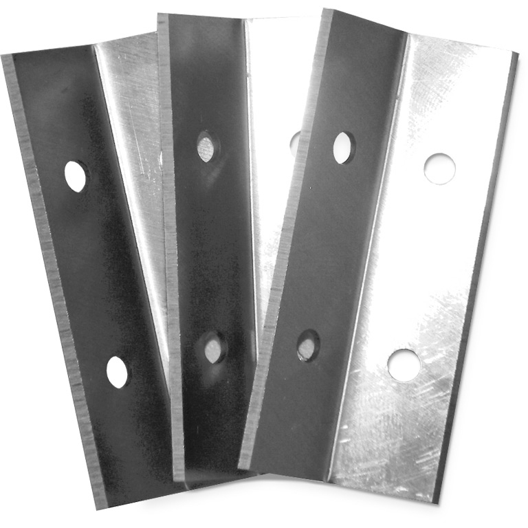 Steel Angled Push Scraping Blade Pack