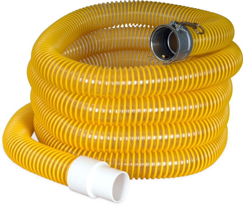 2.5" x 25' Cam & Groove Vacuum Hose