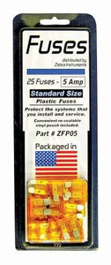 Zebra Instruments - 5 Amp Plastic Fuses